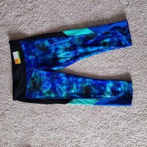 Vibrant tie dye crop leggings- brand new